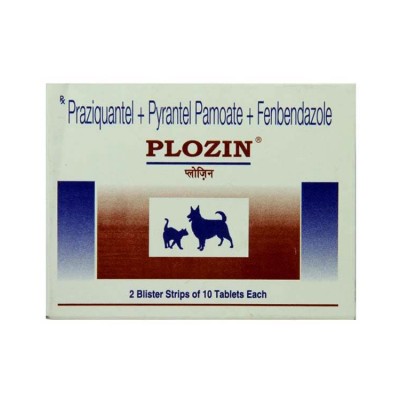 Cadila Plozin Dewormer For Dog - 20 Tablets